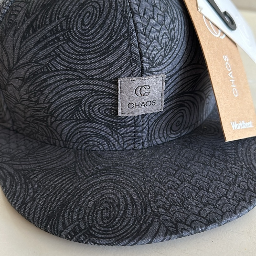 CHAOS Worldbeat Snapback Hat - Gray/Black Pineapple Print